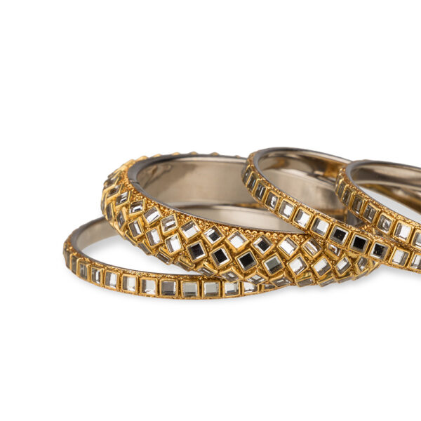 Royal Kundan Bangle Set - Image 3