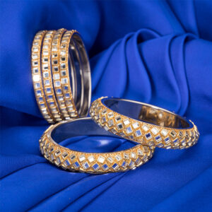 Royal Kundan Bangle Set