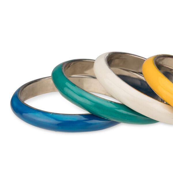 Multicolor Pop Resin Bangles - Image 3