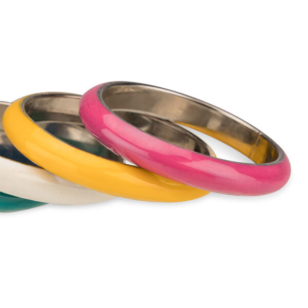 Multicolor Pop Resin Bangles - Image 4