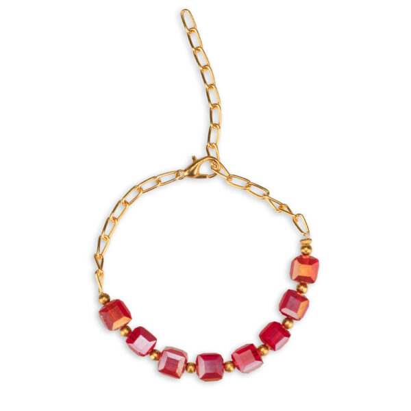 Red Glimmer Bracelet - Image 2